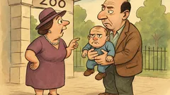 Ανέκδοτο: Μια κυρία ρωτά για το παιδάκι