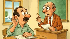 Ανέκδοτο: Πώς ζητά επανάληψη ένας Λαρισαίος;