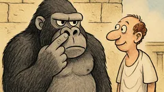 Ανέκδοτο: Γιατί ο γορίλας έχει μεγάλα ρουθούνια;