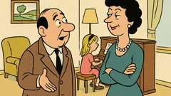 Ανέκδοτο: Η κορούλα σας παίζει πιάνο;