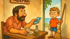 Ανέκδοτο: Ο μικρός πάει στην ταβέρνα...