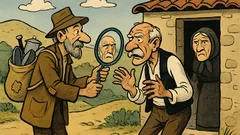 Ανέκδοτο: Πλανόδιος πωλητής φέρνει καθρέφτη στον γέρο