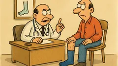 Ανέκδοτο: Ένας άνθρωπος βλέπει μπλε πόδι…