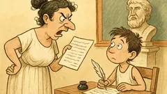 Ανέκδοτο: Δεν ντρέπεσαι; Τι έκθεση είναι αυτή;