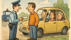 Ανέκδοτο: Ένας τύπος οδηγεί υποδειγματικά…