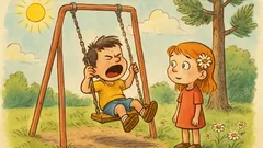 Ανέκδοτο: Ένα παιδάκι κάνει κούνια…