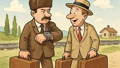 Ανέκδοτο: Ένας Ρώσος, δύο βαλίτσες, ένα ρολόι