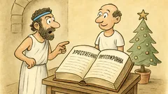 Ανέκδοτο: Πού η Πρωτοχρονιά πριν τα Χριστούγεννα;