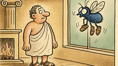 Ανέκδοτο: Τι κάνει «τικ-τακ» στο τζάμι;