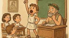 Ανέκδοτο: Ο δάσκαλος ζητά συντομία στην «Αντιγόνη»