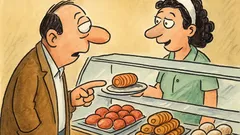 Ανέκδοτο: Πάει ένας σε ζαχαροπλαστείο…