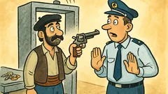 Ανέκδοτο: Ένας Κρητικός στο αεροδρόμιο περνά