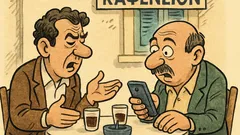 Ανέκδοτο: Συζητούν δύο φίλοι στο καφενείο…