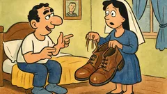 Ανέκδοτο: «Γυναίκα, φέρε μου τα παπούτσια!»