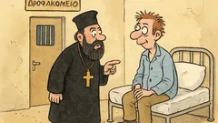 Ανέκδοτο: Μια φορά ο Χριστόδουλος σε τρελοκομείο