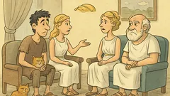 Ανέκδοτο: Ο φτωχός νέος σε πλούσιο σαλόνι