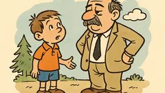 Ανέκδοτο: Ο Τοτός ρωτά τον φίλο του μπαμπά