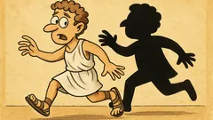 Ανέκδοτο: Τι είναι μαύρο και σε κυνηγάει;