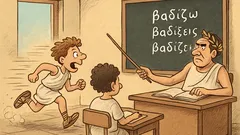 Ανέκδοτο: Ο δάσκαλος ζητά από τον Γιωργάκη...