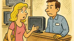 Ανέκδοτο: Μπαίνει ξανθιά σε κατάστημα ηλεκτρικών