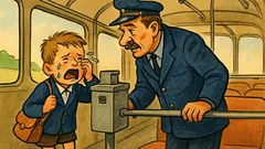 Ανέκδοτο: Ένα παιδί μπαίνει στο λεωφορείο και κλαίει