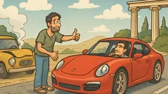 Ανέκδοτο: Σταματάει Porsche για ωτοστόπ…