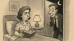 Ανέκδοτο: Η γυναίκα μου ξάγρυπνη ως τις πέντε