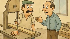 Ανέκδοτο: Ο Κωστίκας πάει στο ξυλουργείο