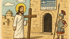 Ανέκδοτο: Πού ήταν ο Χριστός πριν τη σταύρωση;