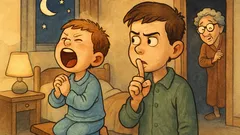 Ανέκδοτο: Ο μικρός φώναζε στη βραδινή προσευχή