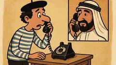 Ανέκδοτο: Ένας Γάλλος τηλεφωνεί στην Αραβία