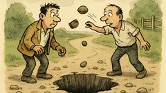 Ανέκδοτο: Δύο τύποι βρίσκουν μια τρύπα