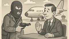 Ανέκδοτο: Με τον αεροπειρατή κάνεις διαπραγματεύσεις
