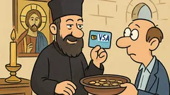 Ανέκδοτο: Βγήκε η Ιεροκάρτα VISA…