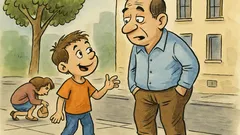 Ανέκδοτο: «Μπαμπά, βρήκα χαμένο χιλιάρικο!»