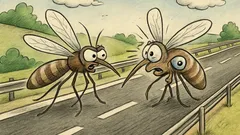 Ανέκδοτο: Δύο κουνούπια κάνουν κόντρες στην εθνική