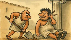 Ανέκδοτο: Τι κάνει ο τεμπέλης;