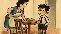 Ανέκδοτο: Μαμά, Τοτό… έλα να φας!