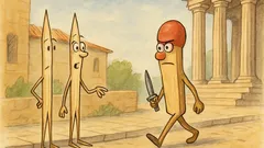 Ανέκδοτο: Περπατούν δυο οδοντογλυφίδες στον δρόμο...