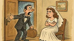 Ανέκδοτο: Φεύγω... αλλά βρέχει έξω!