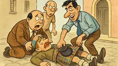 Ανέκδοτο: Ένας Σκοτσέζος σωριάζεται ξαφνικά στον δρόμο