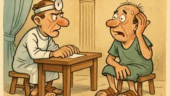 Ανέκδοτο: Γιατρέ, όποτε κουνάω το κεφάλι μου…