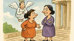 Ανέκδοτο: Δύο φίλες συζητούν για έναν άγγελο