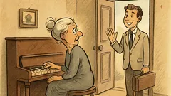 Ανέκδοτο: Μια γεροντοκόρη κι ένα πιάνο