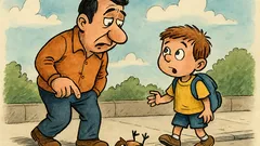 Ανέκδοτο: Μπαμπά, τι έπαθε το σπουργιτάκι;