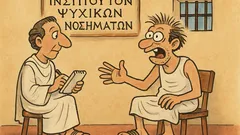 Ανέκδοτο: Ένας ψυχίατρος πάει στο τρελάδικο...