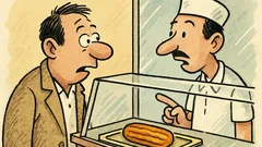 Ανέκδοτο: Πάει ένας στο ζαχαροπλαστείο…