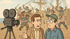 Ανέκδοτο: Δύο παραγωγοί γυρίζουν ταινία με πειρατές