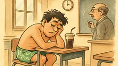 Ανέκδοτο: Μπαίνει ένας φοιτητής με φραπέ