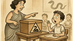 Ανέκδοτο: Η δασκάλα φέρνει φίδι στο κουτί